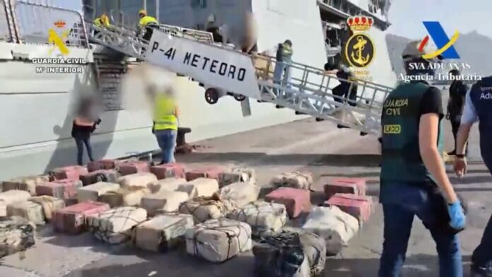 Canaries: 3 tonnes de cocaïne interceptées avec l’appui du Maroc