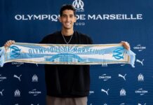 Nayef Aguerd s’apprête à rejoindre l’OM pour cinq saisons Nayef Aguerd s’apprête à rejoindre l’OM pour cinq saisons