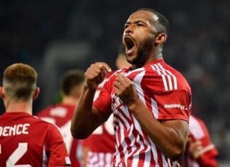 Olympiakos : Ayoub El Kaabi atteint le cap des 100 matchs Olympiakos : Ayoub El Kaabi atteint le cap des 100 matchs