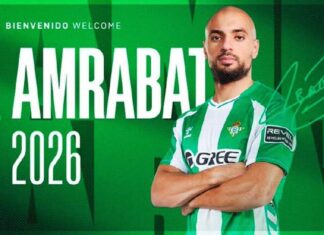 Sofyan Amrabat prêté une saison au Betis Séville Sofyan Amrabat prêté une saison au Betis Séville