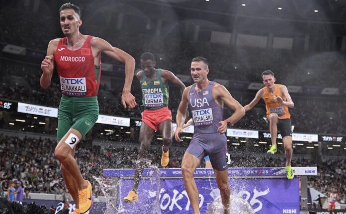 Steeple 3000 m : El Bakkali s’incline à Tokyo mais reste sur le podium mondial