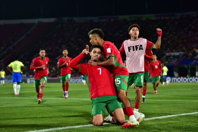 Mondial U20 : Le Maroc s’impose face au Brésil et passe en huitièmes