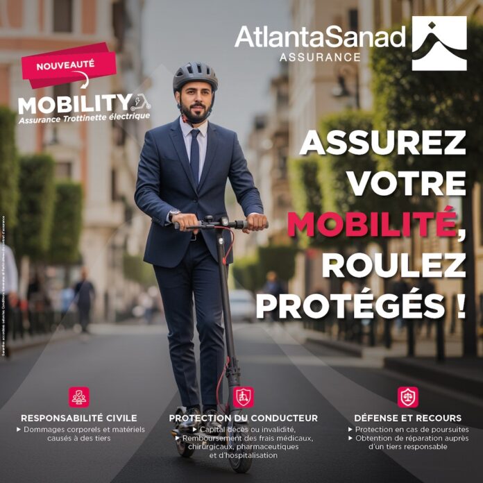 AtlantaSanad lance la première assurance pour trottinettes électriques !