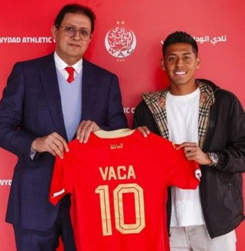 Le Wydad enrôle le milieu bolivien Ramiro Vaca Le Wydad annonce la signature de Ramiro Vaca, milieu bolivien de 26 ans, cinquième renfort hivernal pour renforcer l’entrejeu du club.