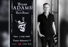 Bryan Adams chantera pour la première fois au Maroc Bryan Adams chantera pour la première fois au Maroc