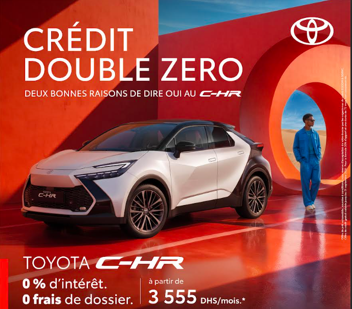 Toyota C-HR : zéro intérêt et zéro frais en septembre Toyota C-HR : zéro intérêt et zéro frais en septembre