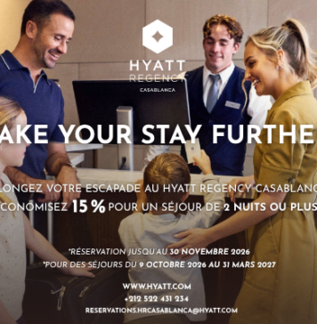 Le Hyatt Regency Casablanca propose des séjours à tarif réduit Le Hyatt Regency Casablanca propose des séjours à tarif réduit