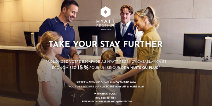 Le Hyatt Regency Casablanca propose des séjours à tarif réduit Le Hyatt Regency Casablanca propose des séjours à tarif réduit