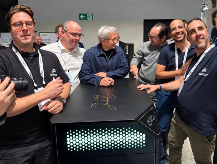 ABA FUSION AI ABA Technology dévoile son IA souveraine devant le patron de NVIDIA à Berlin