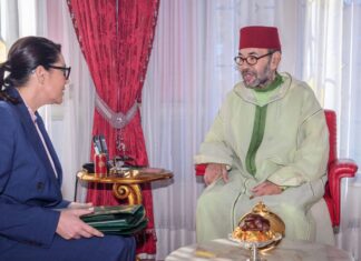 El Mansouri reçue par S.M le Roi Mohammed VI à Rabat El Mansouri reçue par S.M le Roi Mohammed VI à Rabat